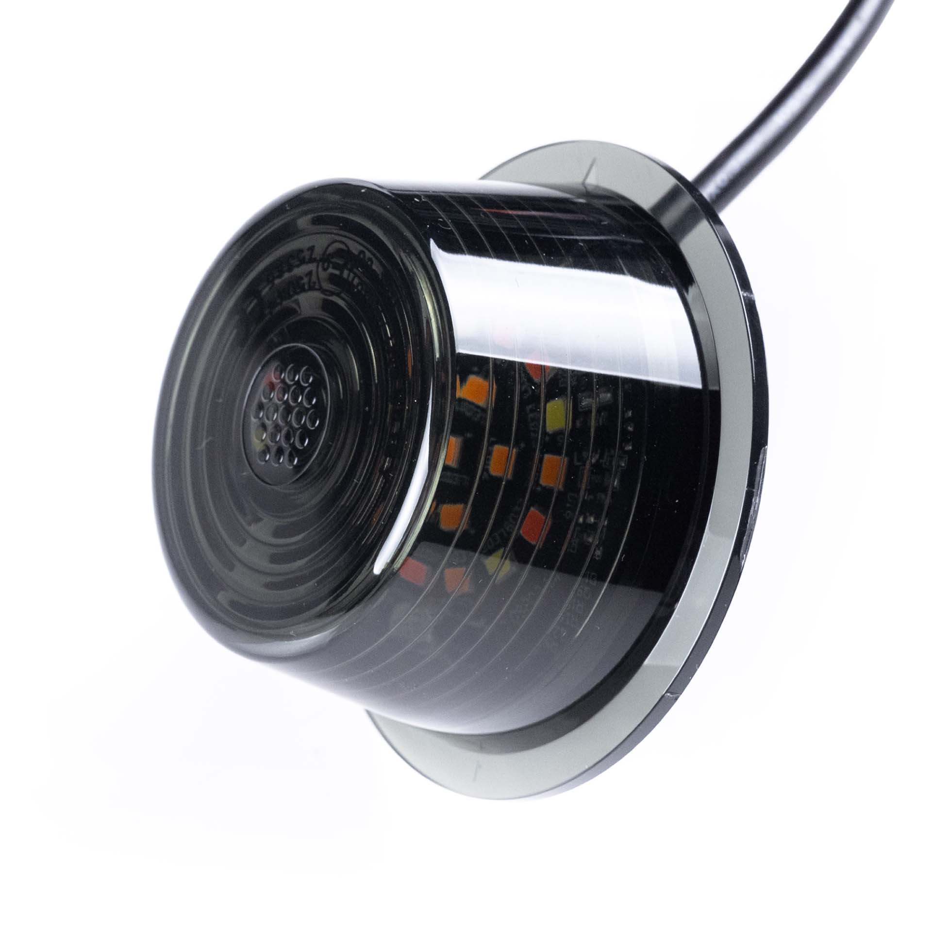 LED Module dark lens multicolor+knipperlicht 12-24v | 5m. kabel-MB-3010DRWA-3