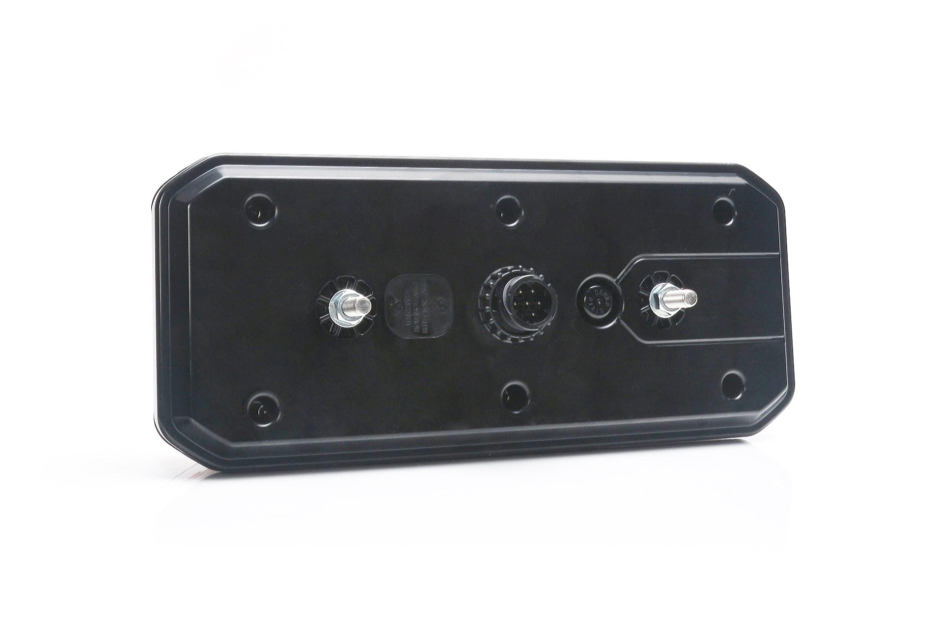 LED achterlicht Black links | 12-24v | 7-Pin's AMP-VC-6201B7-8