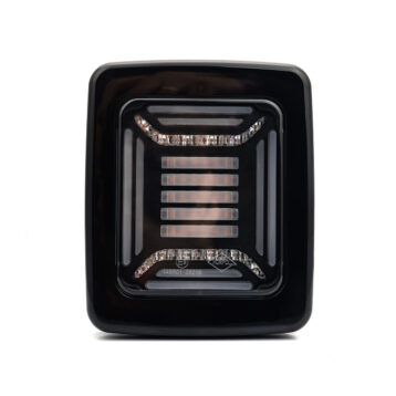 LED achterlicht | black | 12-24v | 100cm kabel | H+V montage-VC-5910