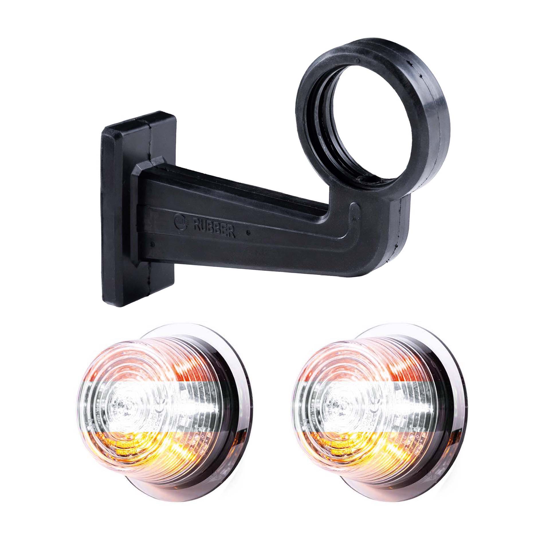 LED breedtelamp set 12-24v | multicolour | 195mm paal-MB-3060RWA-SET-2
