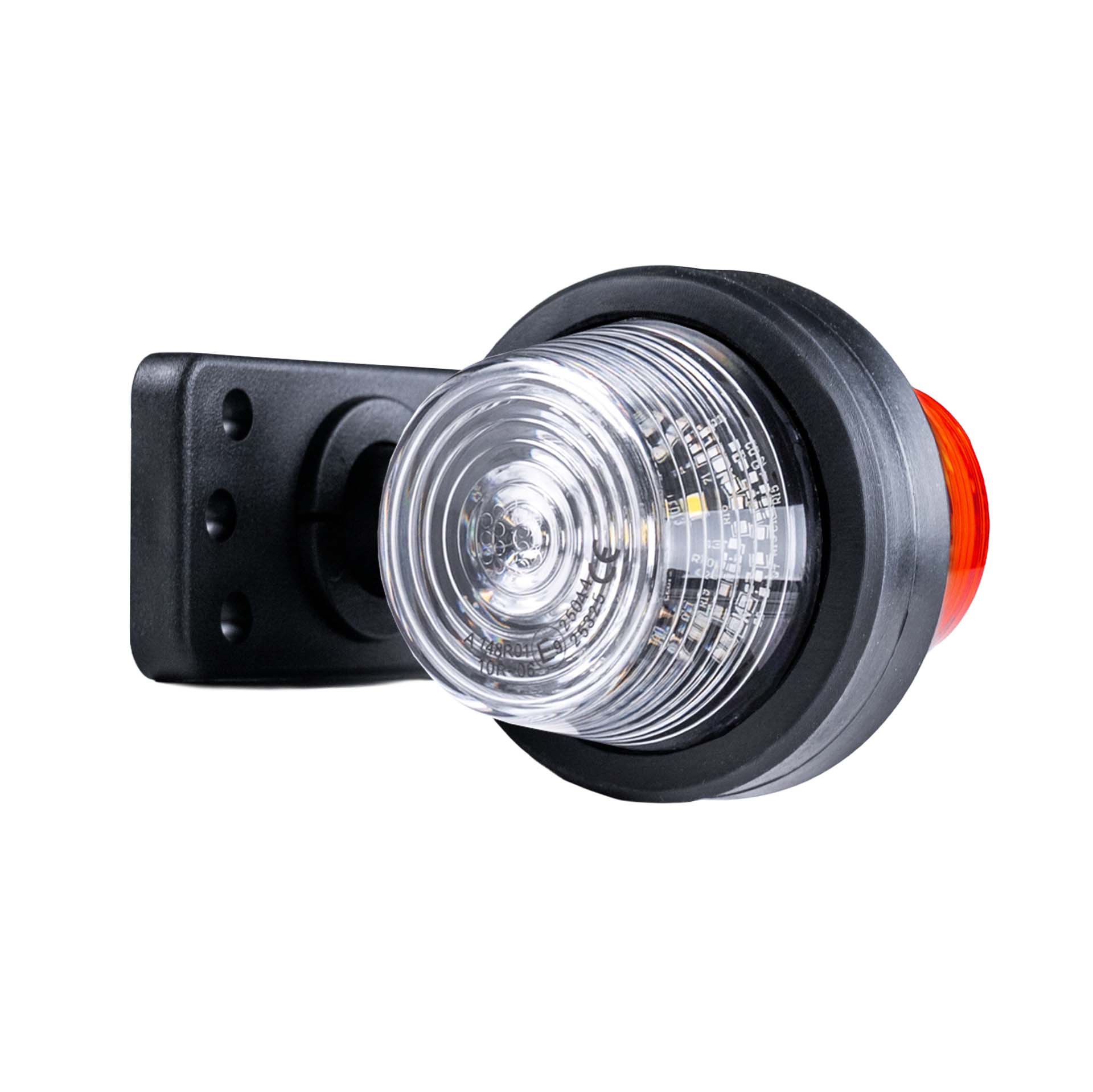 LED breedtelamp set 12-24v | rood-wit | korte paal-MB-3030RW-SET-3