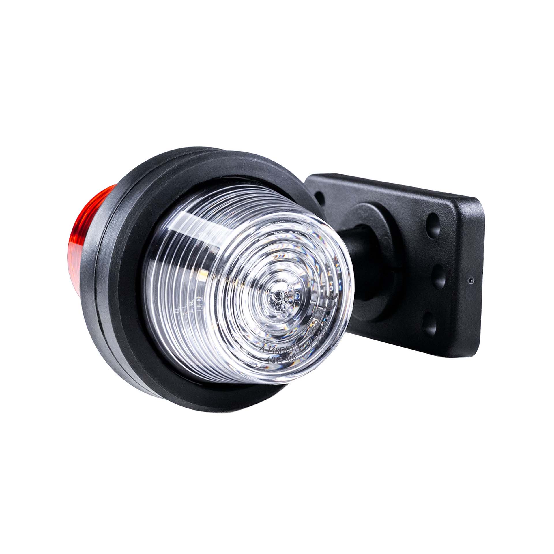 LED breedtelamp set 12-24v | rood-wit | korte paal-MB-3030RW-SET-4