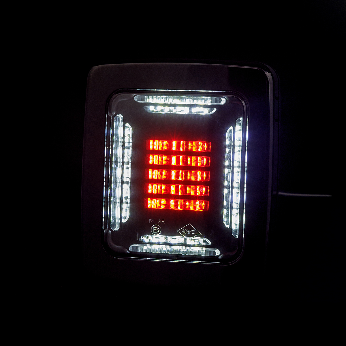 LED mist-achteruitijlicht | black | 12-24v | 100cm kabel-VMR-5930-3